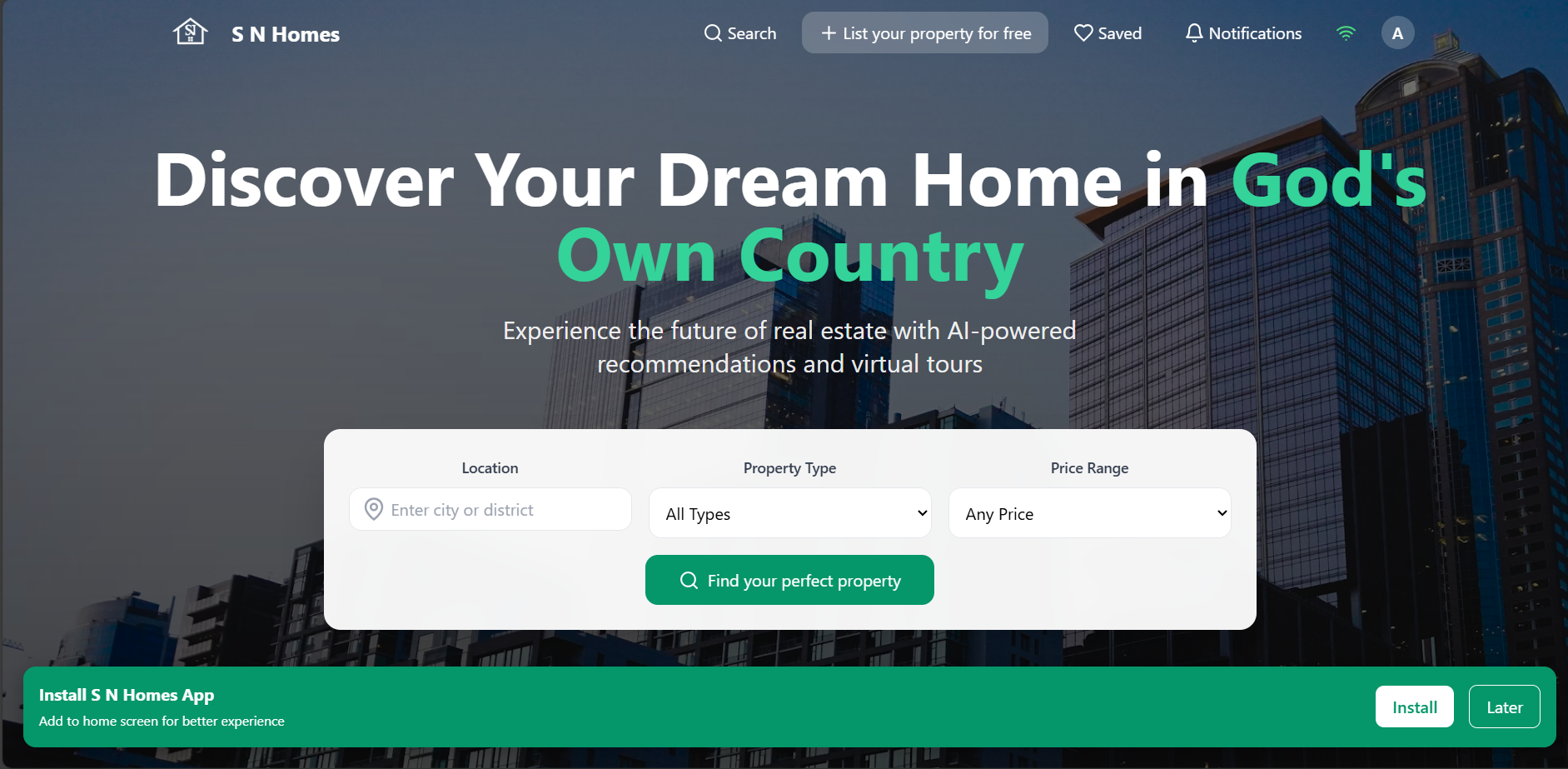 S N Homes